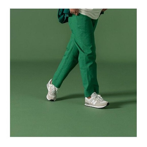 Women's 574 v3 Evergreen Suede Retro Lifestyle Sneakers Color Nimbus Cloud ReV - Picture 7 of 8